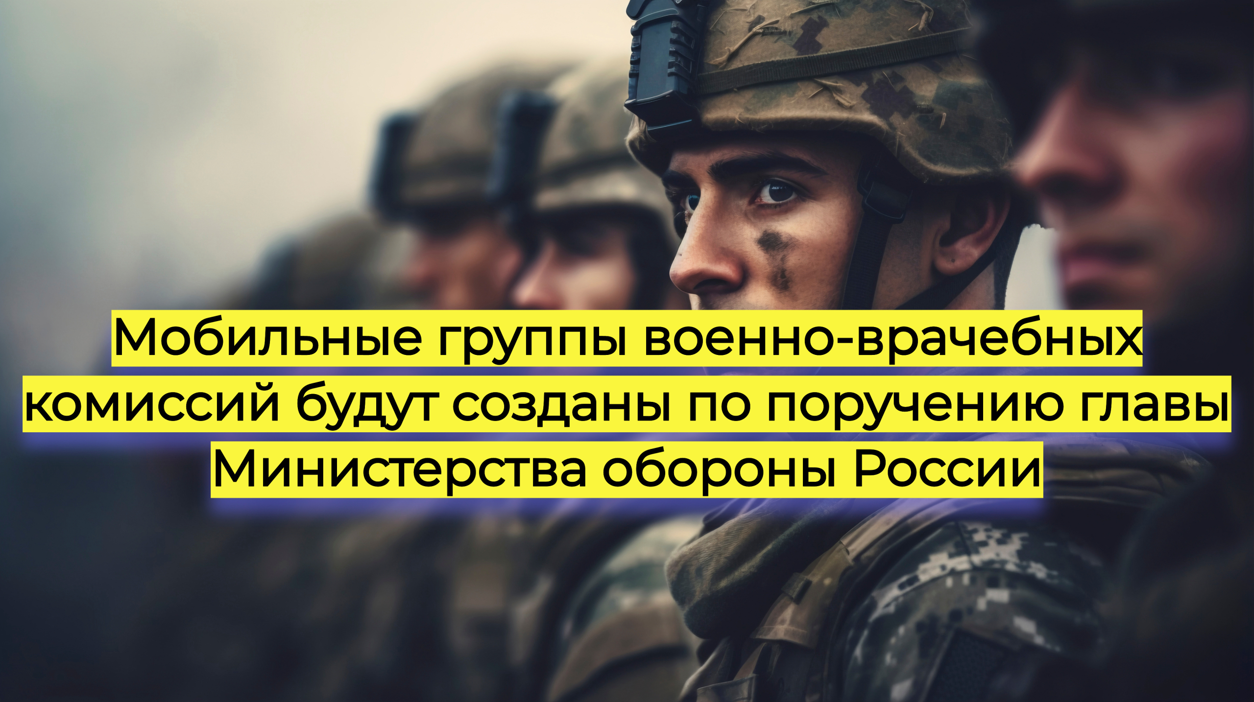 Мобильные группы военно-врачебных комиссий будут созданы по поручению главы Министерства обороны России