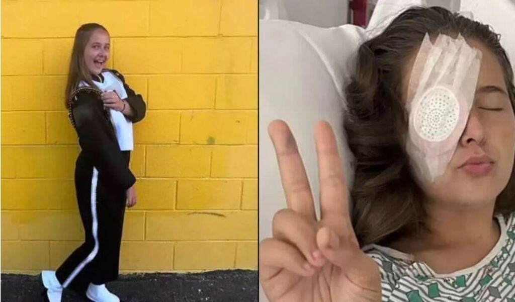 Глаз подростка «взорвался, как виноградная ягода» в результате шокирующей автомобильной аварии после того, как солнце ослепило её на скорости всего 16