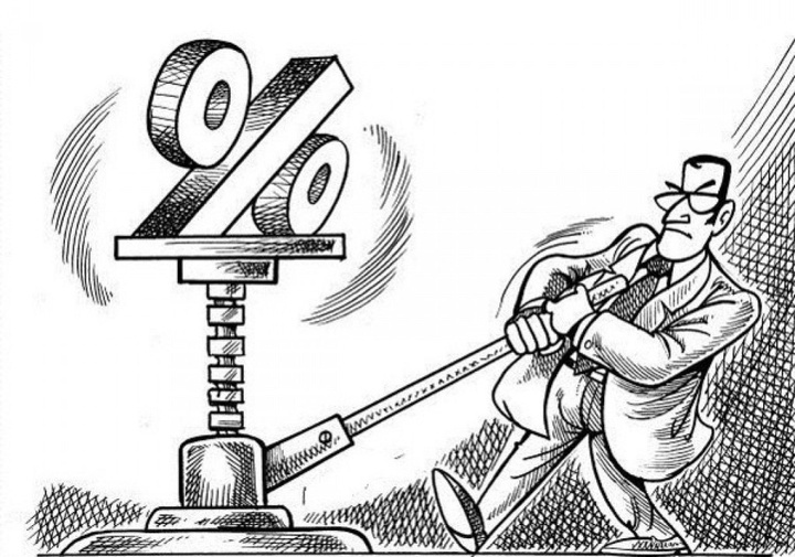Почему банк взыскал, только основной долг, а неустойку и % не стал?