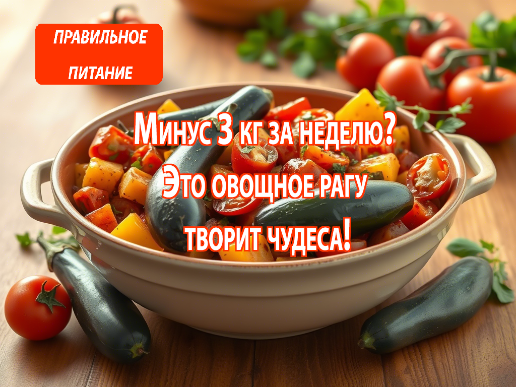 Овощное рагу для правильного питания: лёгкий рецепт без вреда для фигуры.
