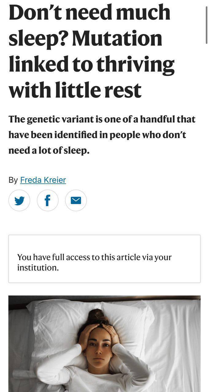 Скоро сон продолжительностью всего три часа в сутки станет обычным делом.