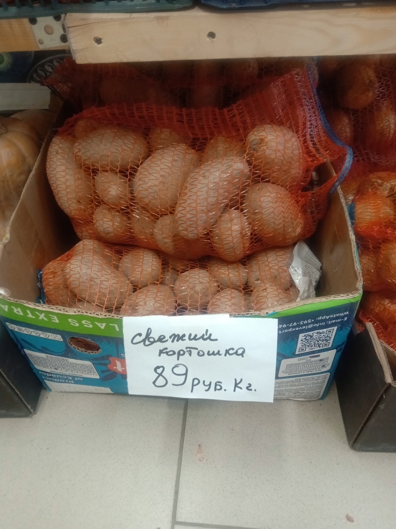 Показываю, сколько стоит картошка на Урале и какую покупаем мы