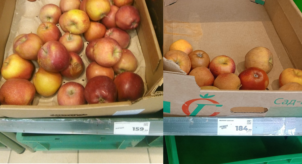 Реальная инфляция: как изменились цены на овощи и фрукты в «Магните» с марта по май