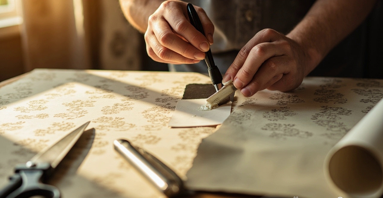 Как заклеить дырку в обоях без заметных следов