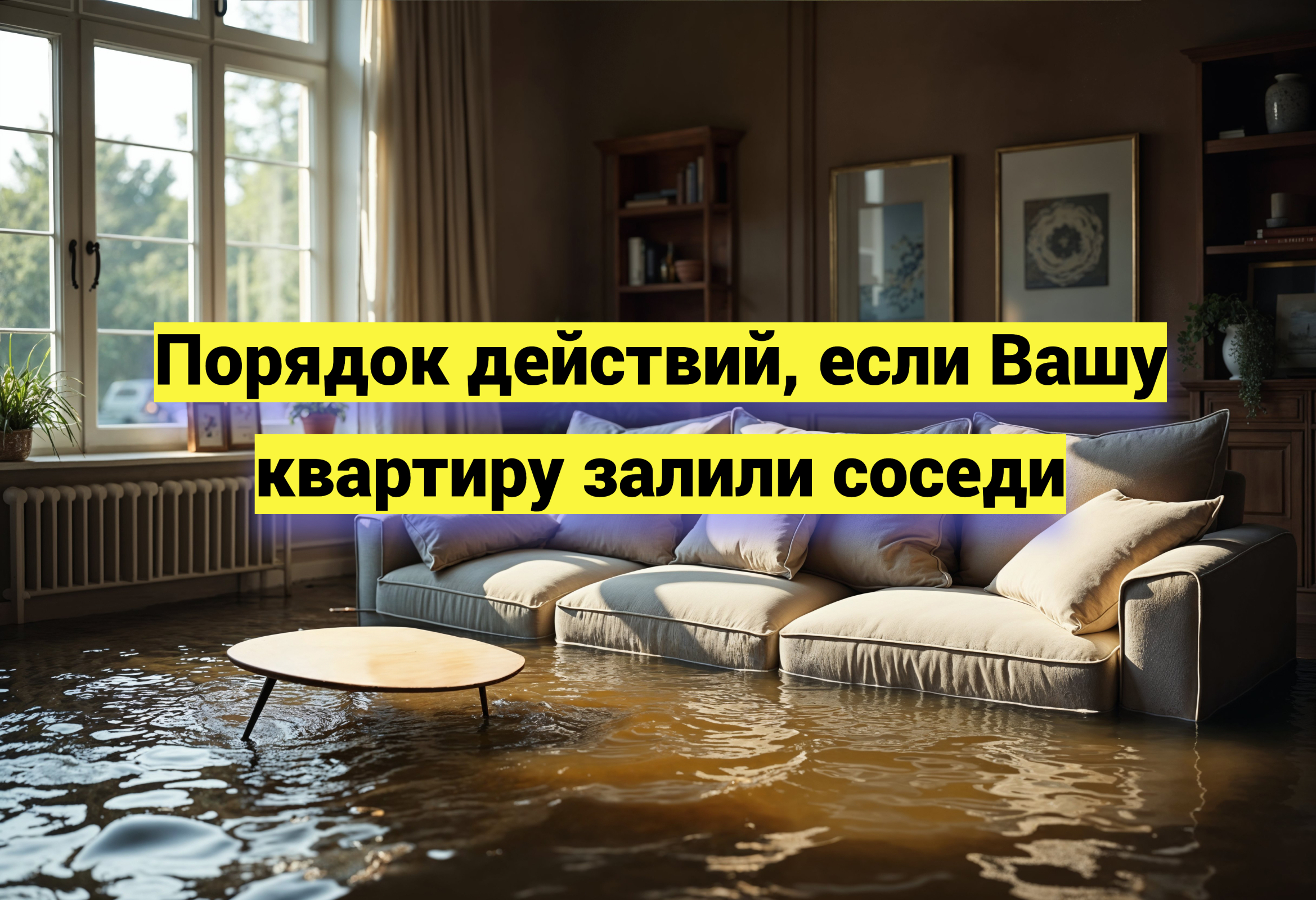 Порядок действий, если Вашу квартиру залили соседи