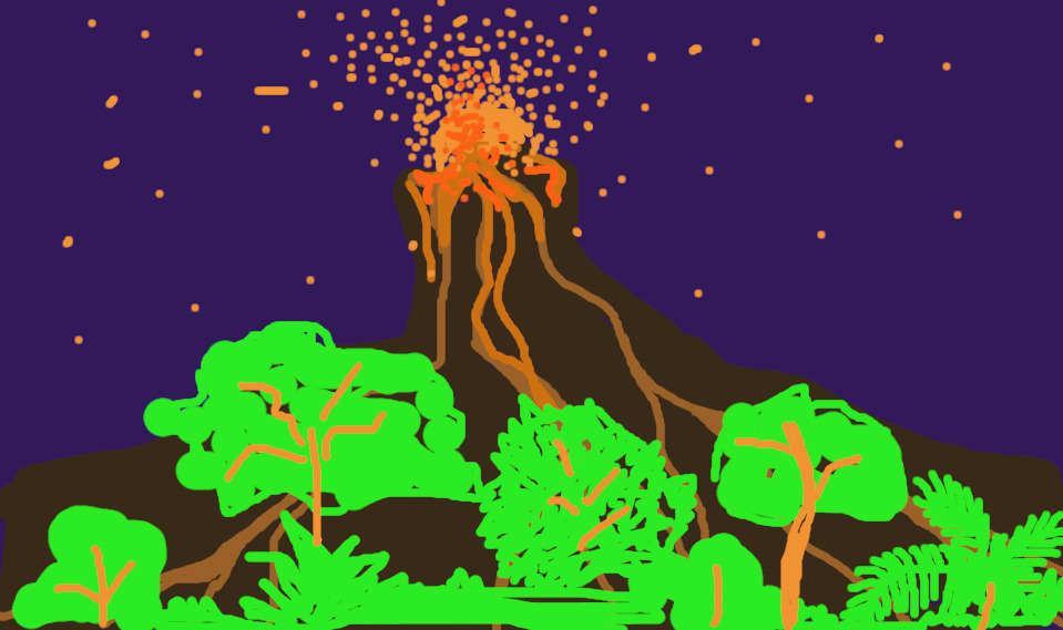 Извержение подскажут деревья