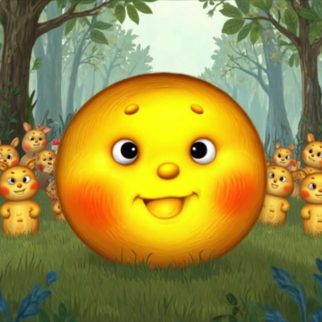 Добрая детская сказка про колобка и его приключения.