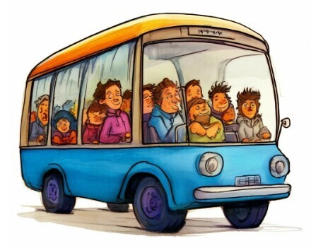 Общественный транспорт и его "обитатели". Минутка юмора
