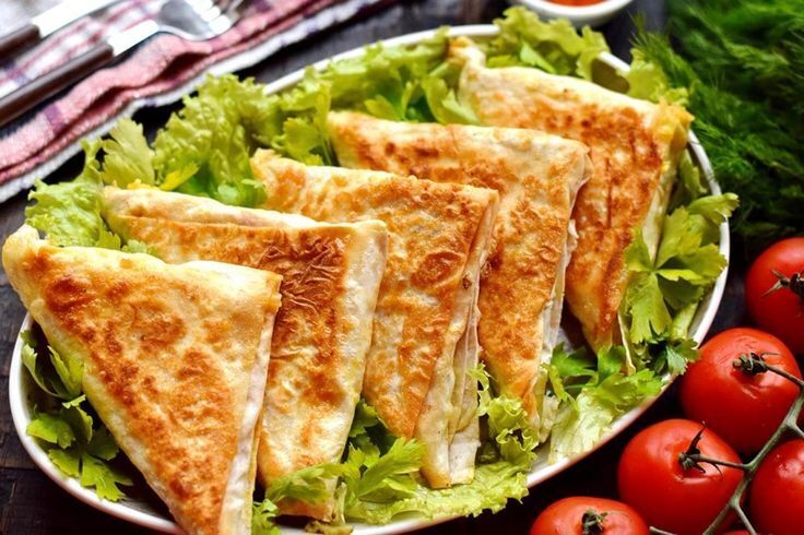 Рецепт. Очень сочные конвертики из лаваша