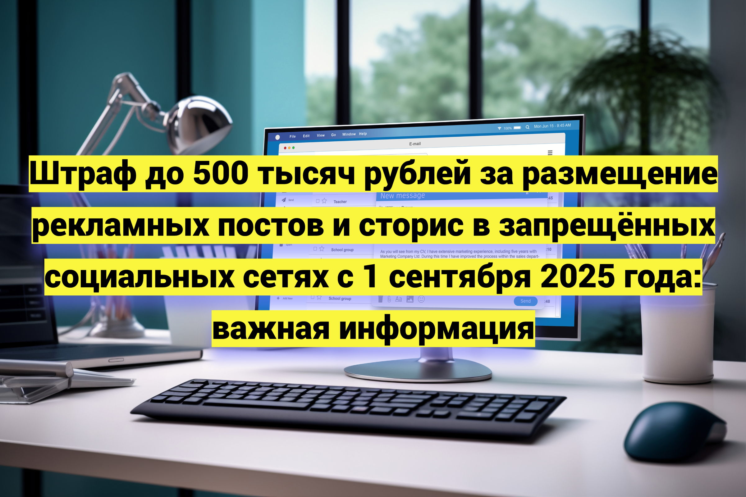 Штраф до 500 000 руб. за размещение рекламных постов и сторис в запрещённых соцсетях с 1 сентября