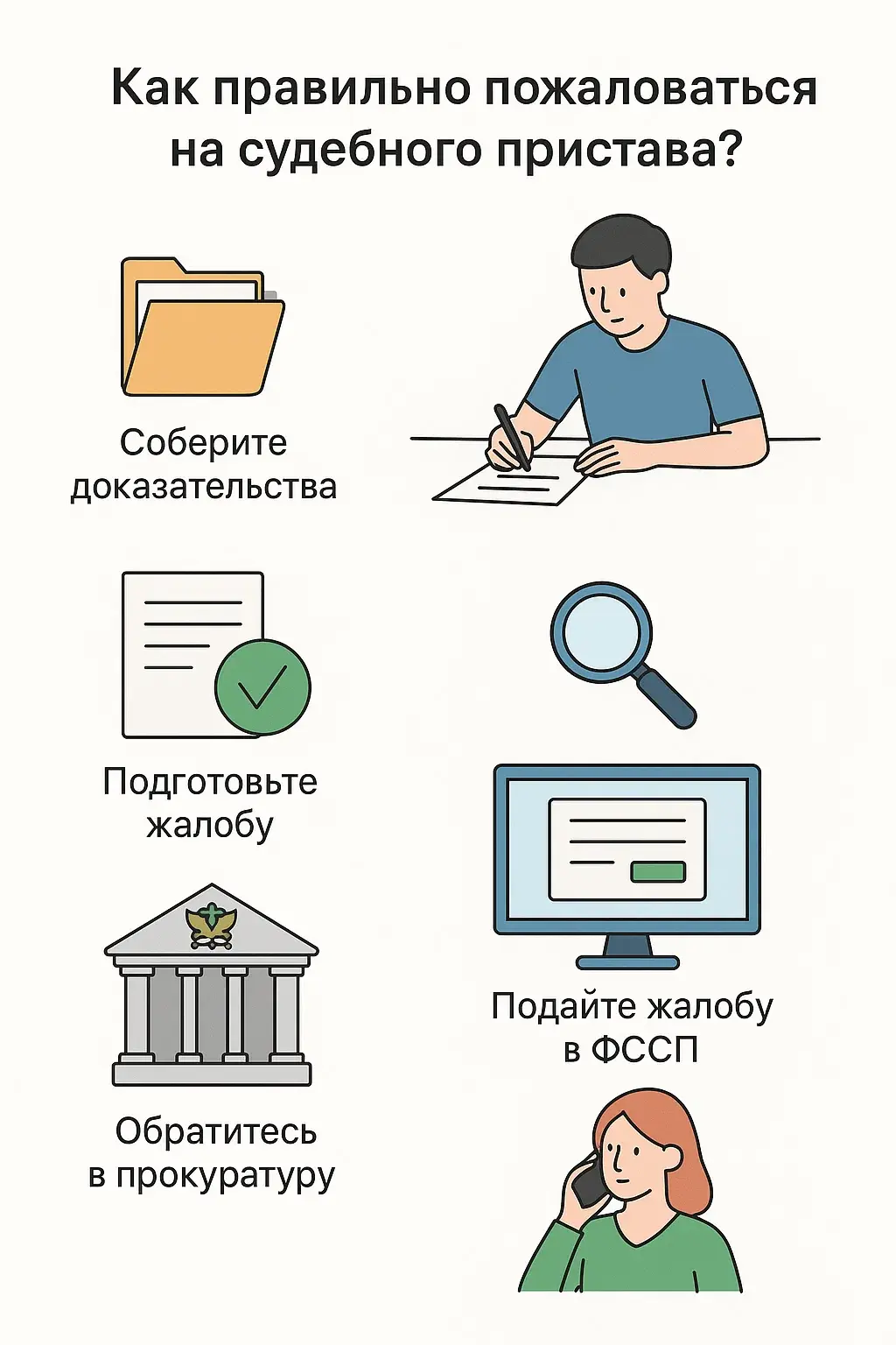 Как правильно пожаловаться на судебного пристава