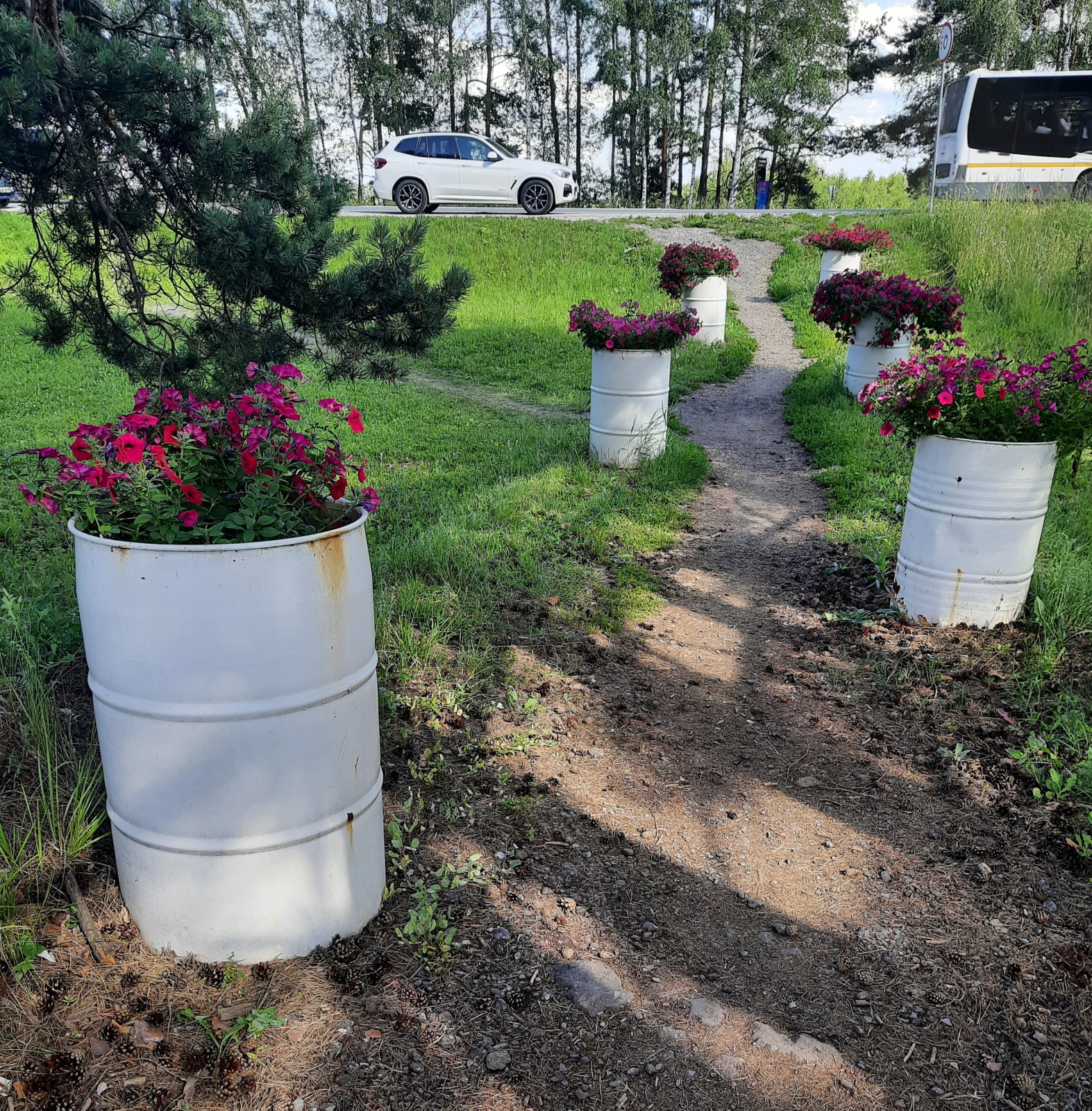 Интересное место по дороге в деревню