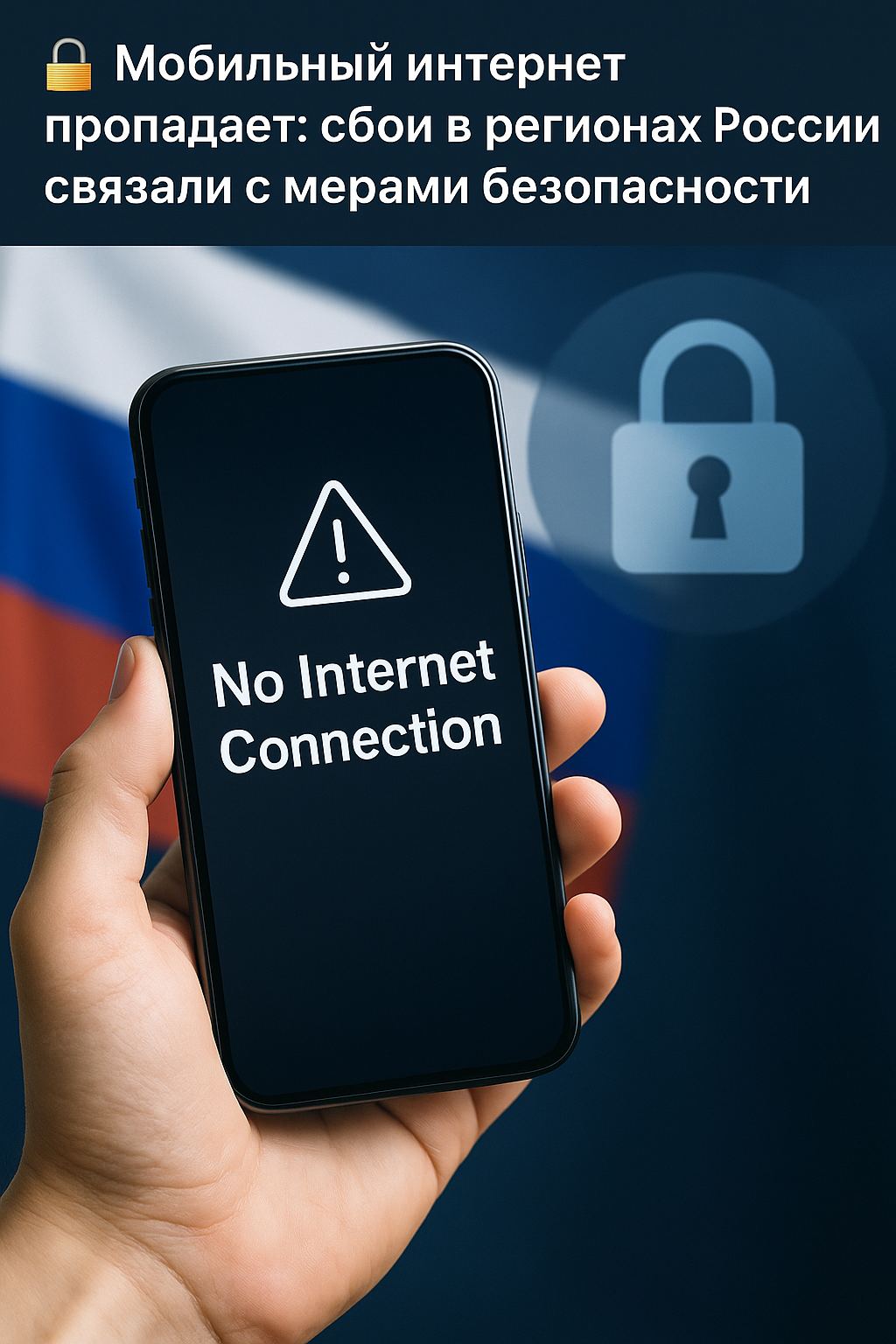 🔒 Мобильный интернет пропадает: сбои в регионах России связали с мерами безопасности!