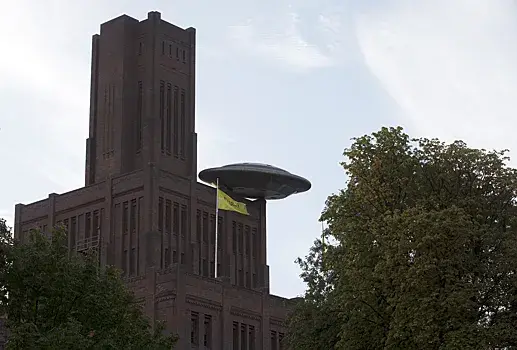 Столкновение F-16 с НЛО