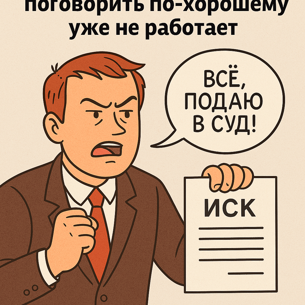 ИСКИ: когда просто "поговорить по-хорошему" уже не работает