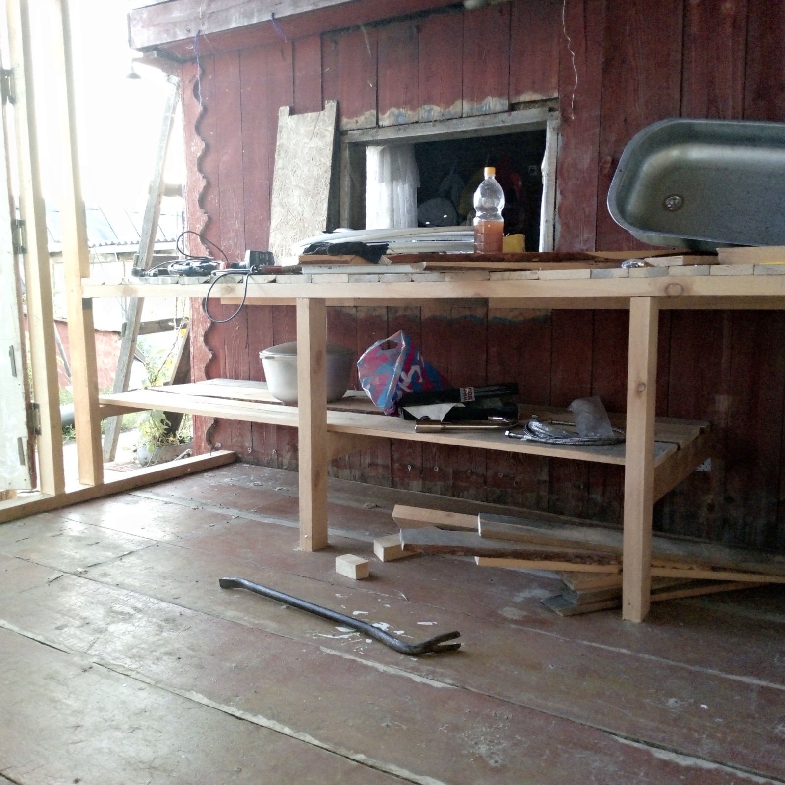 Продолжаем строить летнюю кухню