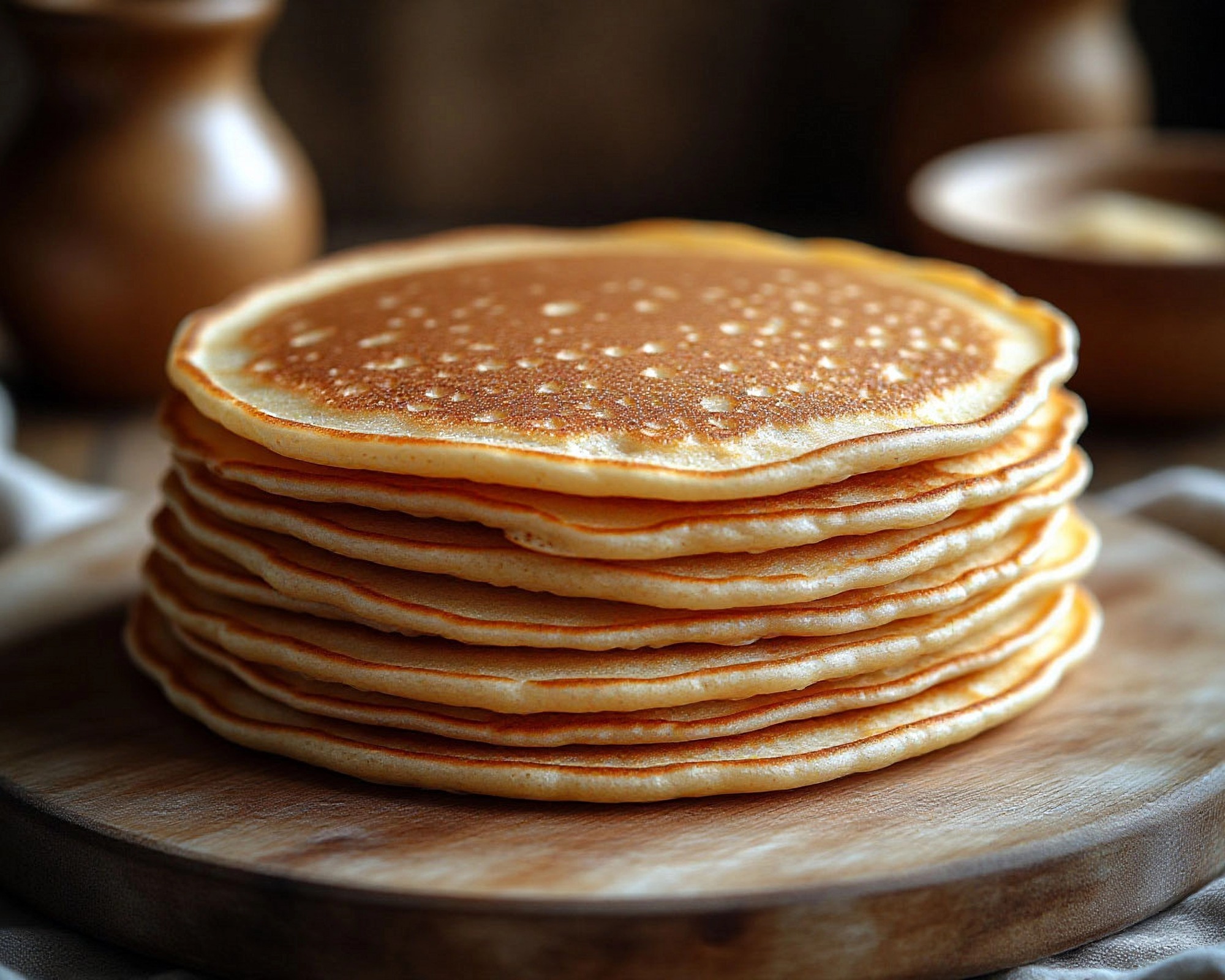 Тонкие блины на кефире с кипятком: секрет идеальных кружевных блинчиков! Пошаговый рецепт🥞🌟