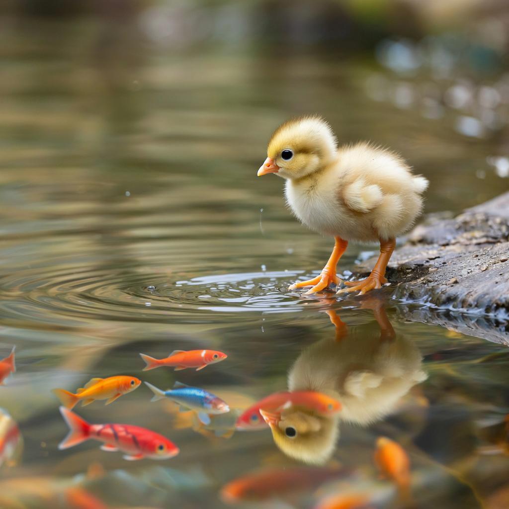 Детская сказка: Приключения смешного цыплёнка
