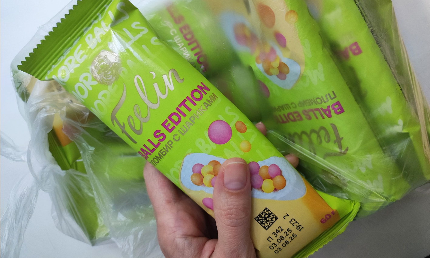 Наконец-то купила мороженое Feelin Balls Edition обходным путем!
