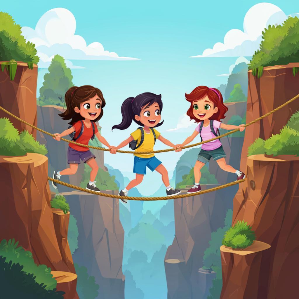 Детская сказка: Три сестрички и волшебный ключик.