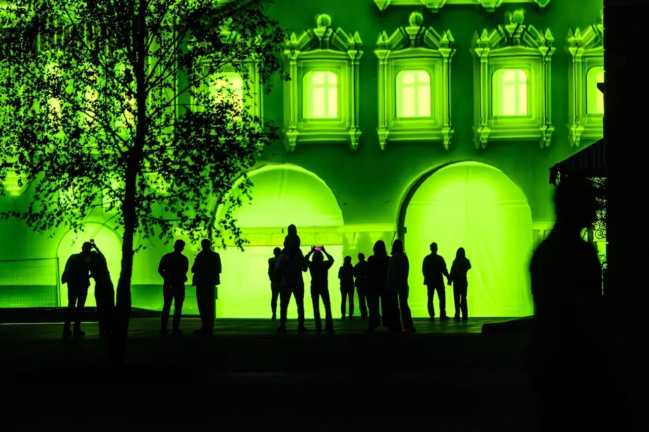 В кинопарке «Москино» впервые прошел фестиваль света «Проекция»