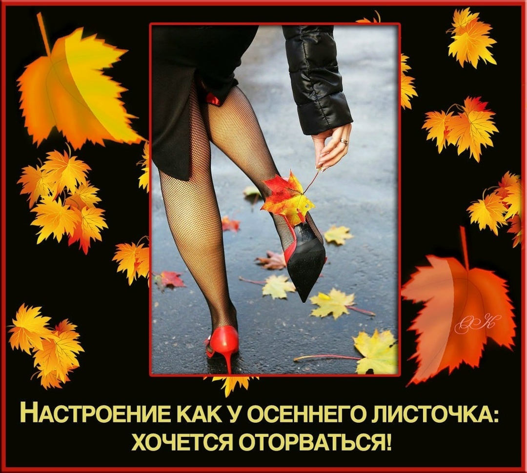 Весёлые картинки про осень