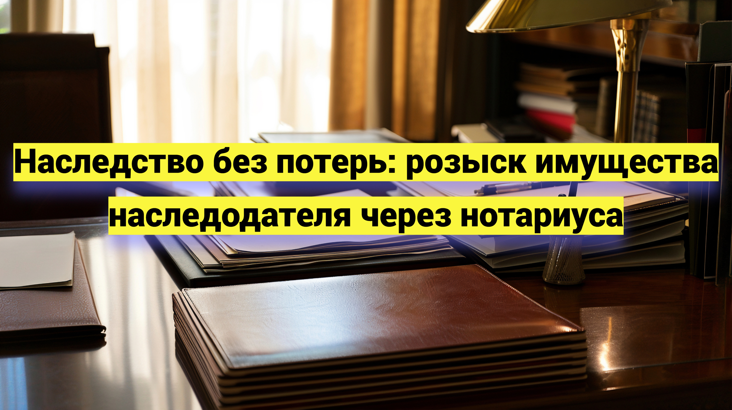 Наследство без потерь: розыск имущества наследодателя через нотариуса