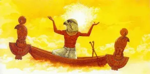 Ра, Солнечный Бог: Путешествие по Небосклону на Корабле