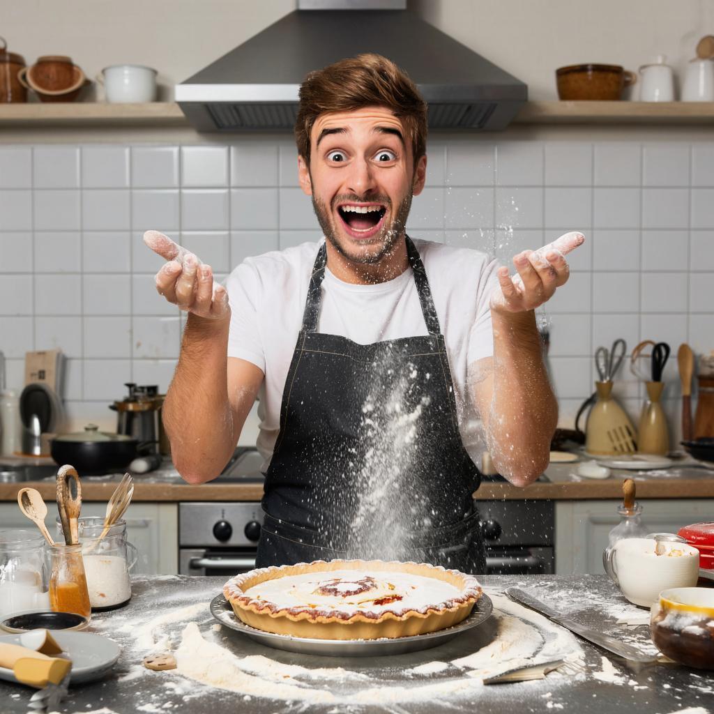 Как я испёк самый сладкий пирог (и чуть не поджёг кухню) !!!