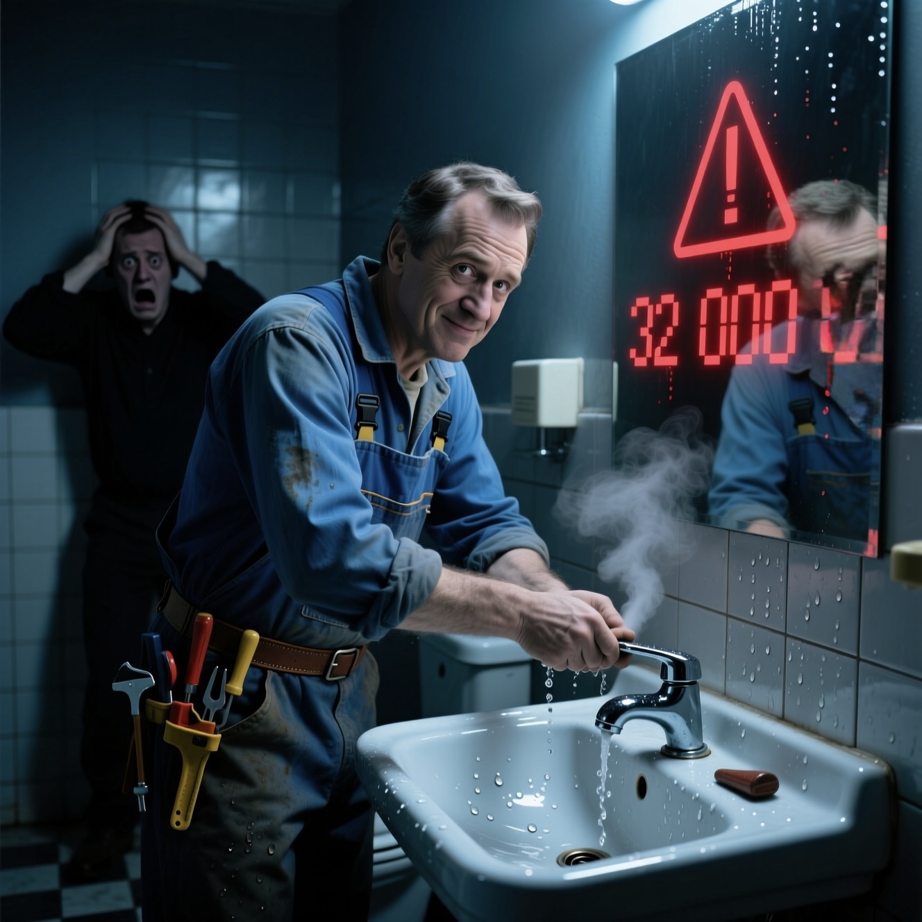 Вызвал сантехника. Он починил кран… а потом начал выбивать мой долг 😳