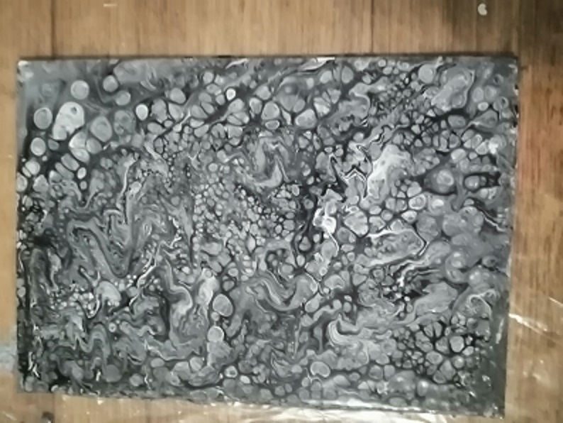 🎨🎨🎨Вернисаж от Валентины. Пенсия и увлечения старой Дамы. Новые картины в технике ФЛЮИД АРТ