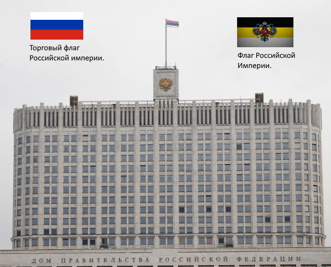 Перевёрнутый флаг.