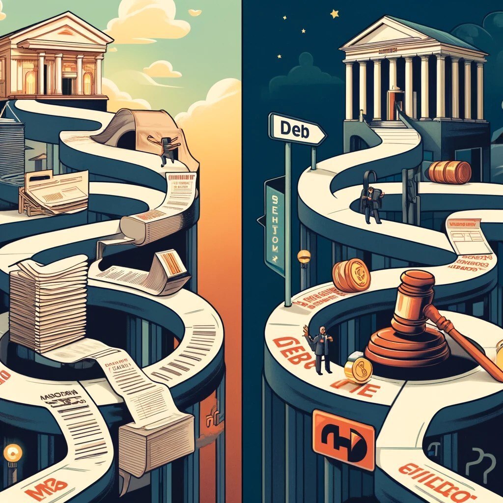 🚫 Долги душат? Есть 2 законных пути стать свободным! 🚫