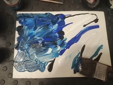 🎨🎨🎨Вернисаж от Валентины. Новая техника на пути в художники от старой Дамы