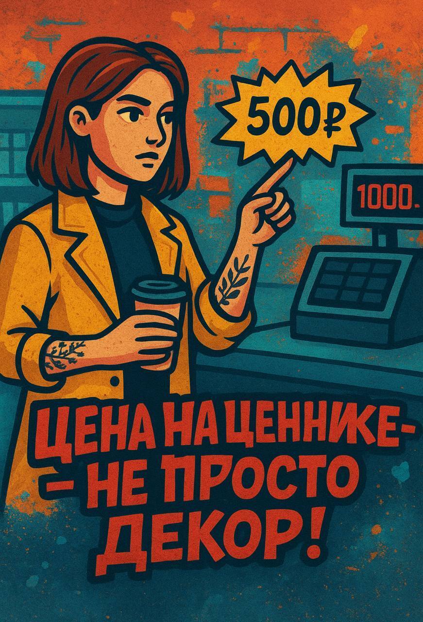 Что делать, если на кассе цена оказалась выше, чем на ценнике