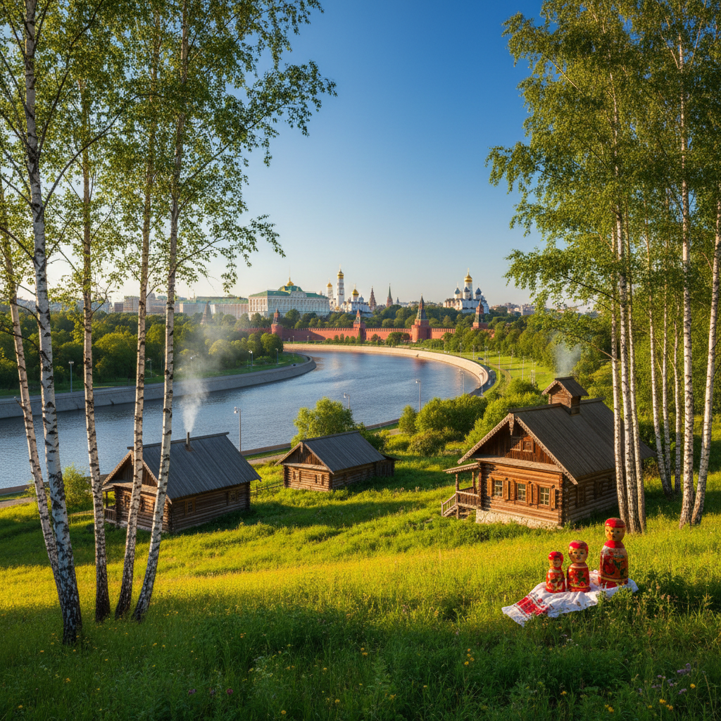 Стих: Россия встаёт на заре, как щит, Её небосклон медью славы блестит. Кострами побед непокорных времён Горит в поднебесьи свободным огнём.