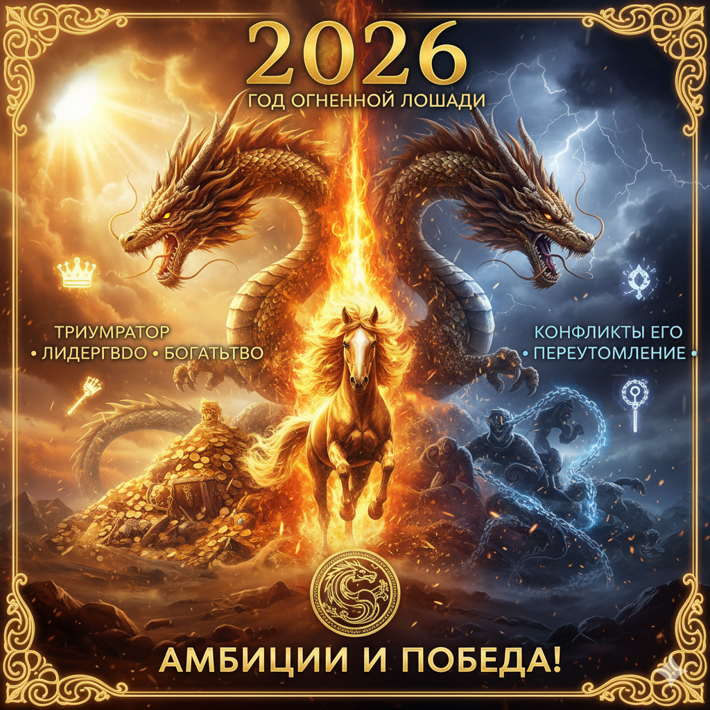 Астрологический Прогноз на 2026: Год Огненной Лошади — Взрыв Энергии, Который Снесет Все Барьеры!