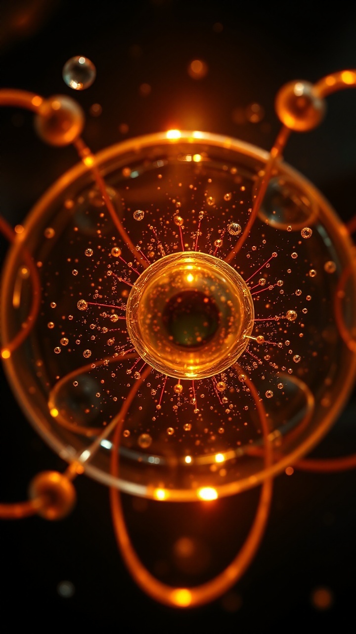 Интересный факт: Если бы могли создать достаточно мощный микроскоп, чтобы заглянуть внутрь атома, вы бы обнаружили, что он почти полностью ...