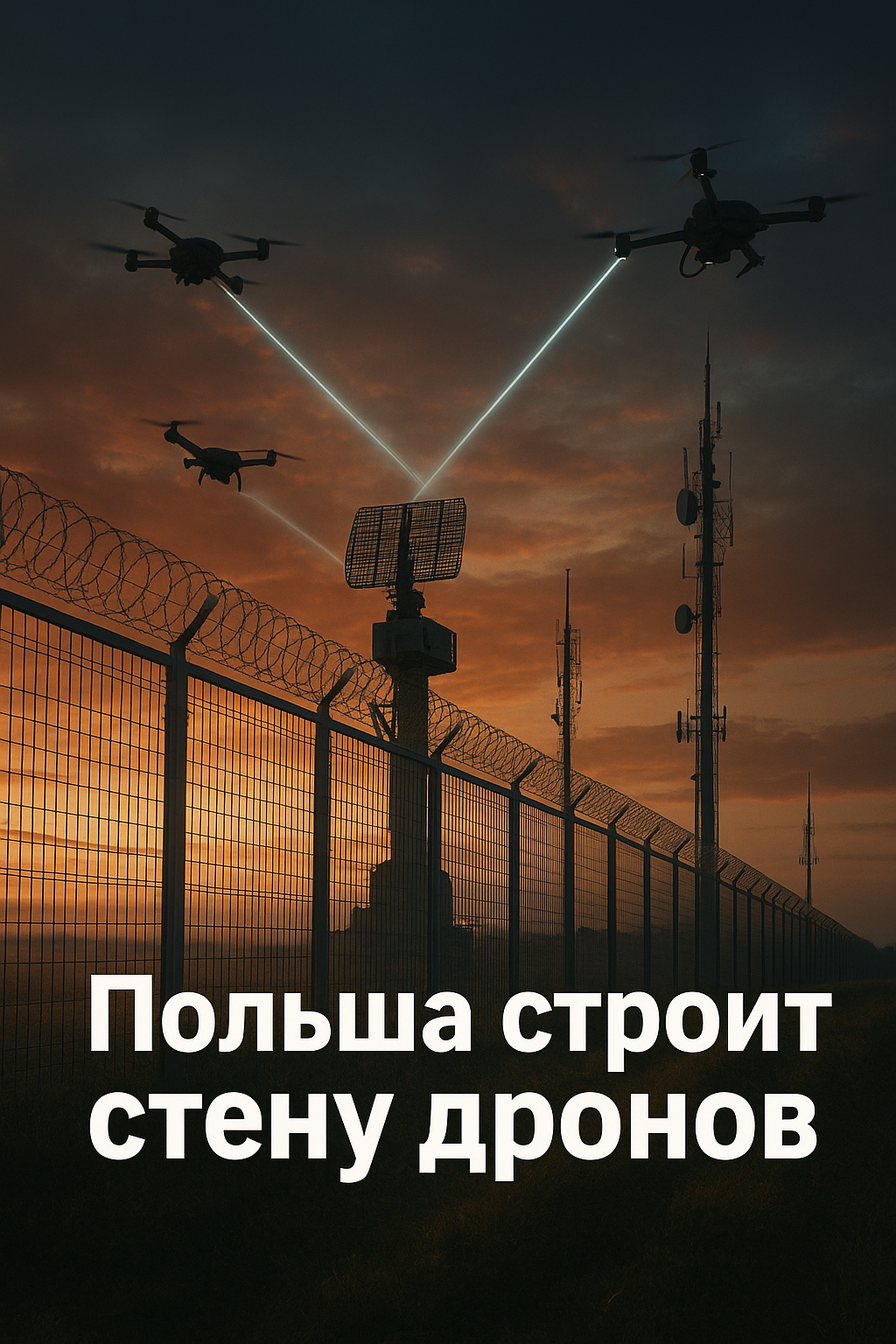 Польша строит «стену дронов»: защита без Европы и ожиданий
