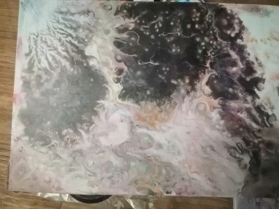 🎨🎨🎨Вернисаж от Валентины??? Кризис? Несколько дней я пытаюсь работать в технике ФЛЮИДАРТ...всё впустую