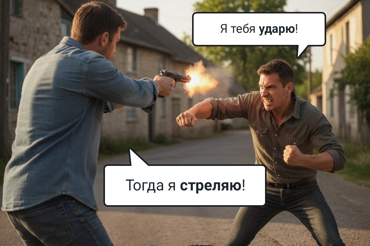 Пределы применения гражданского оружия для самообороны