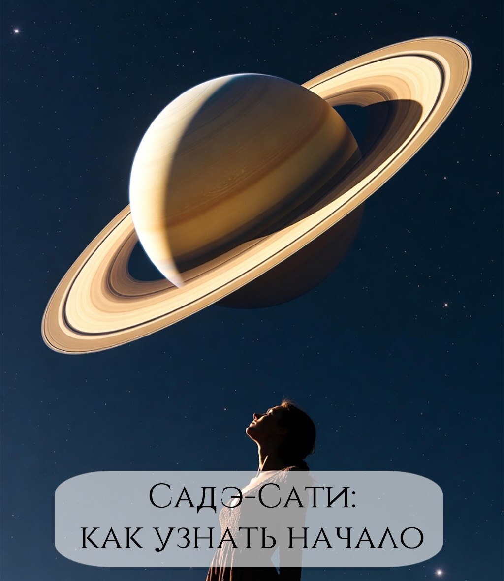 🪐 Астрология. Саде-сати. Часть 2. Как понять, что он начался?