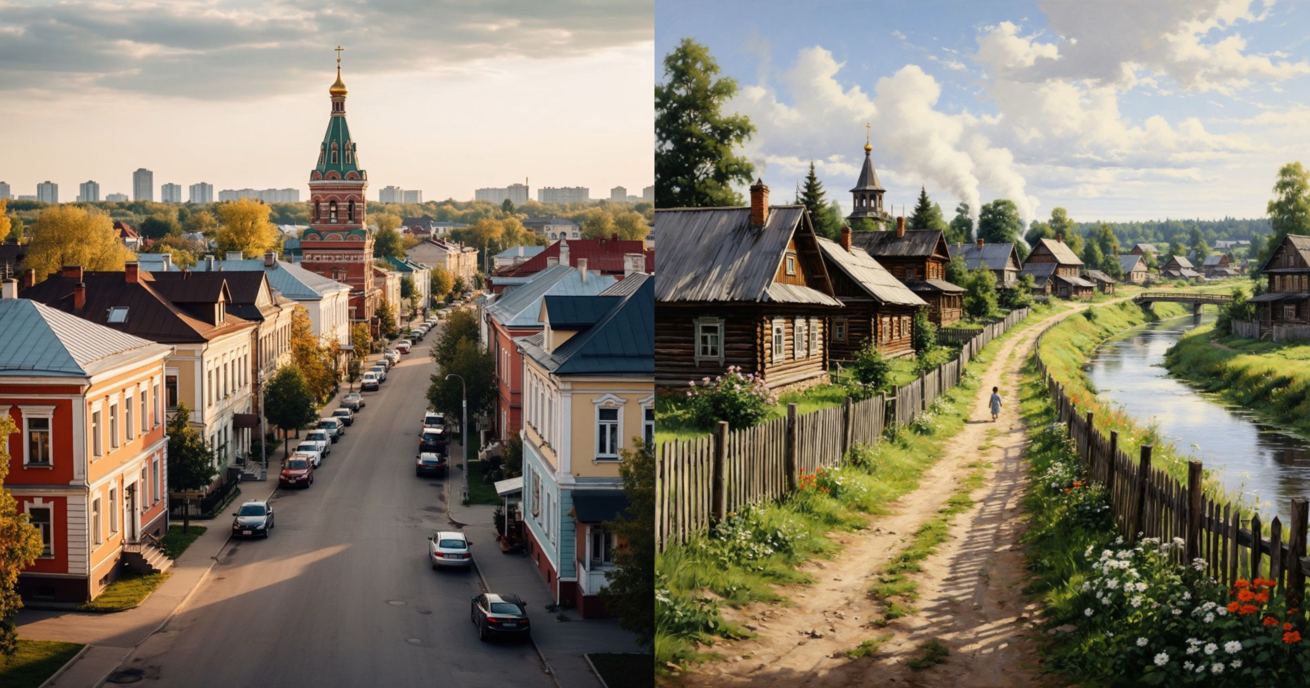 Комфорт против свободы: городской и деревенский образ жизни