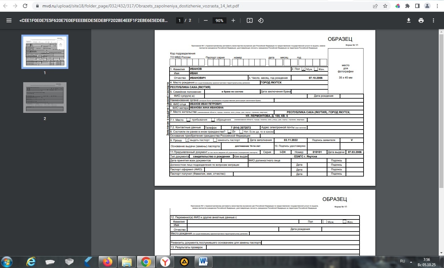 История о том, как я получал паспорт аналоговым способом