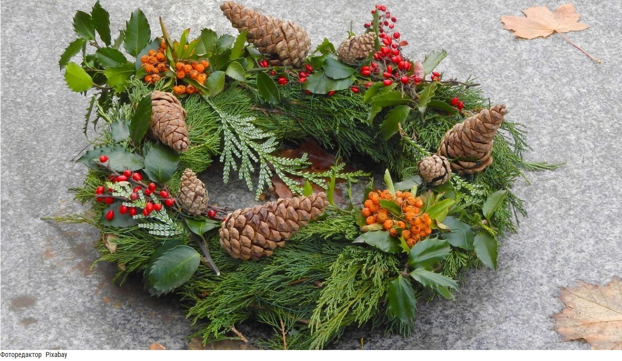 История рождественского венка