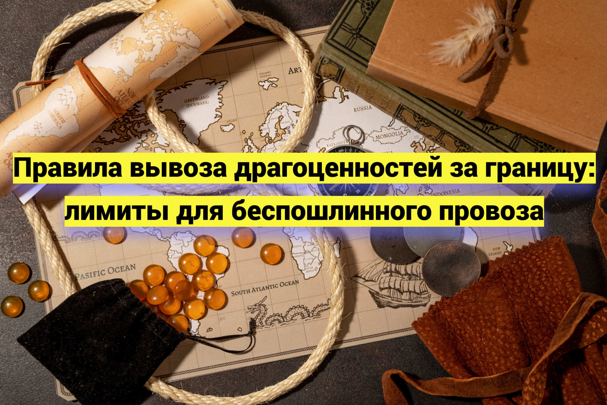 Правила вывоза драгоценностей за границу: лимиты для беспошлинного провоза
