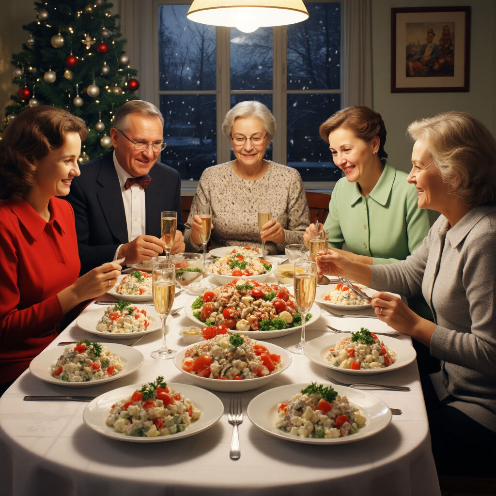 Намазала чесночком хлебушек, сверху шпротинку и весело встретила Новый год