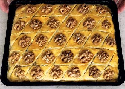 Пахлава – чудесный новогодний десерт