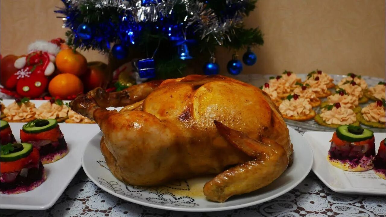 Новогодняя курочка: запечём так, что пальчики оближешь!