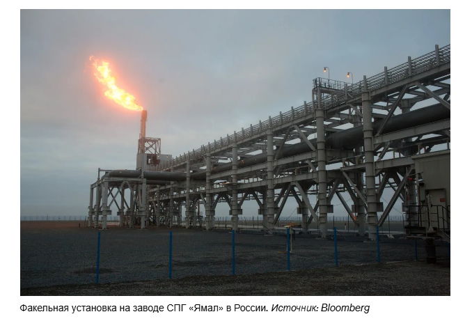 Санкции задерживают планы России утроить производство СПГ, заявил Новак.